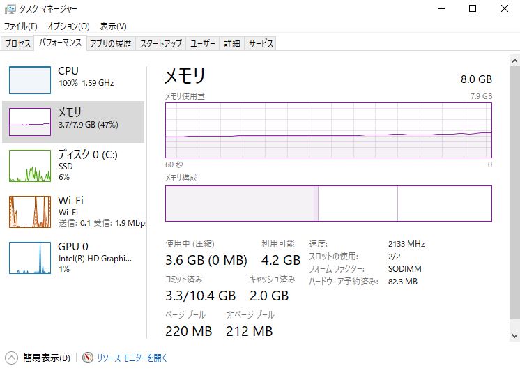 メモリー容量