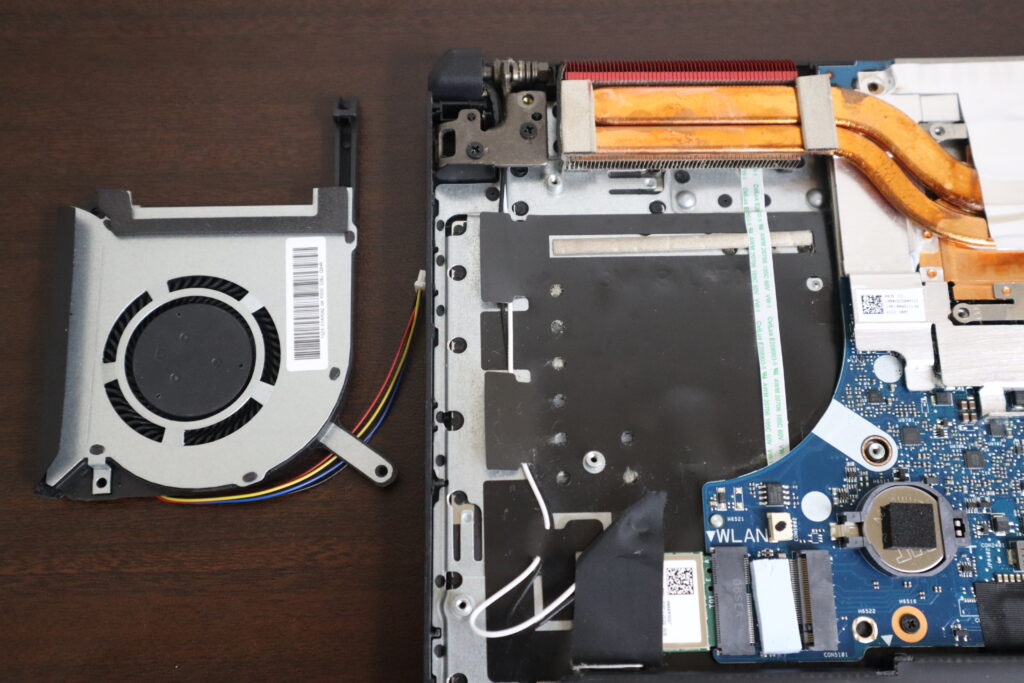 冷却ファン交換