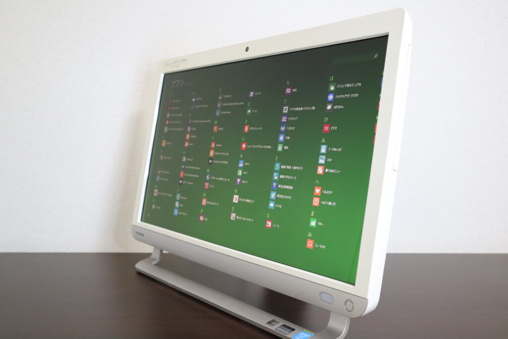 Windowsのサポートが終わってしまった、TOSHIBA製一体型デスクトップ