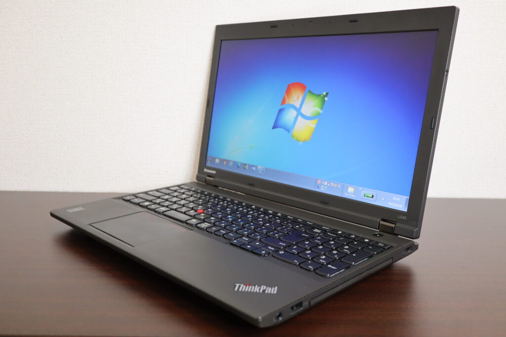 Windows7のサポート期限が終了した、Lenovo製ノートパソコン【ThinkPad