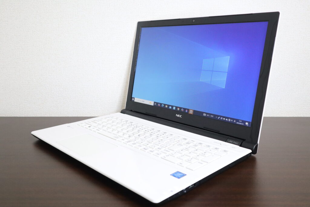バッテリーが0％のまま充電ができない、NEC製ノートパソコン【N1536