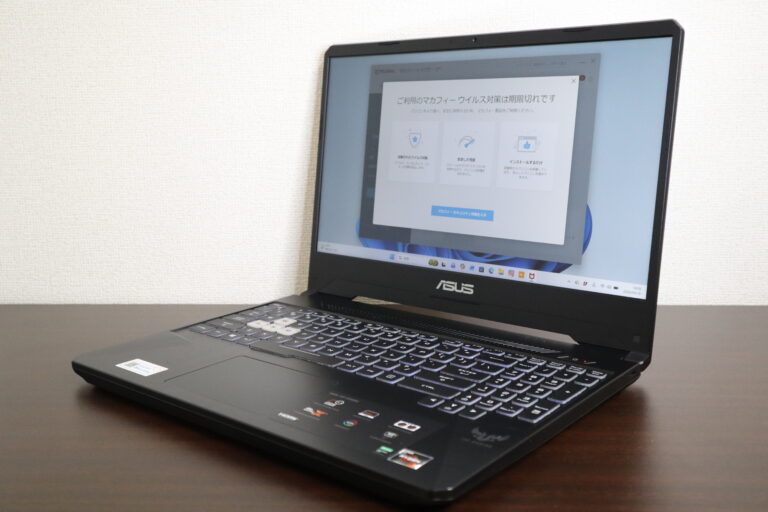 ASUS製 TUF Gaming FX505D ノートパソコン