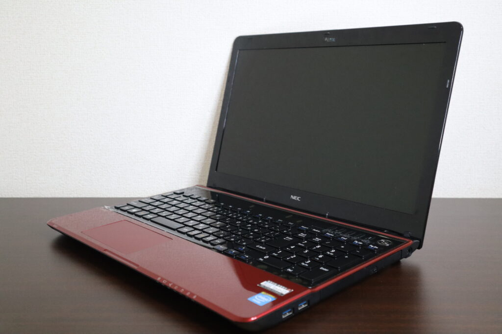 パソコンの電源が入らない、NEC製ノートパソコン【LS150/MSR PC