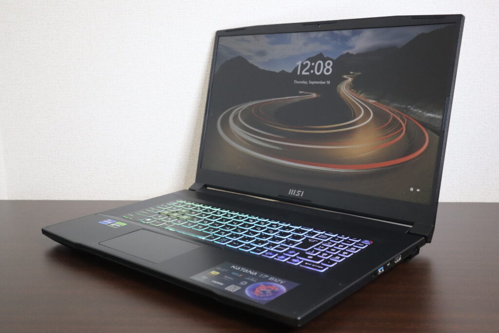 MSI製 Katana 17 B12VFK-038JP ノートパソコン